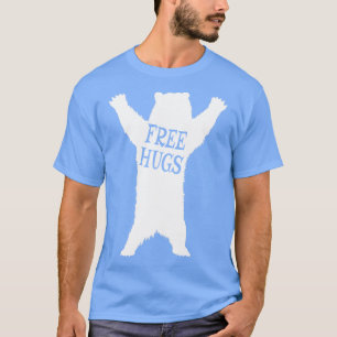 T-shirt Hugs d'ours gratuits Funny Puns d'animal Extrovert