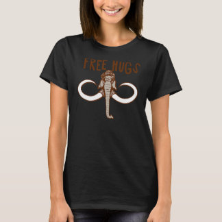 T-shirt Hugs Gratuits Mammoth Nerd Animal fun4m3animal