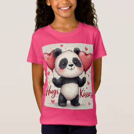T-Shirt Hugs & Kisses - Filles