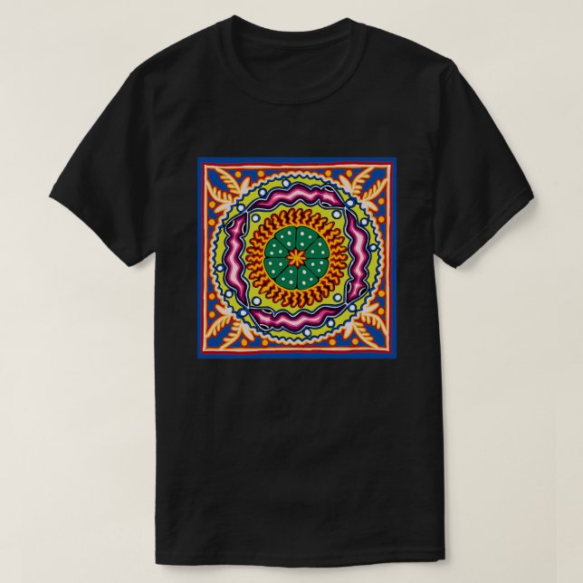 T-shirt Huichol Peyote Art (Design devant)