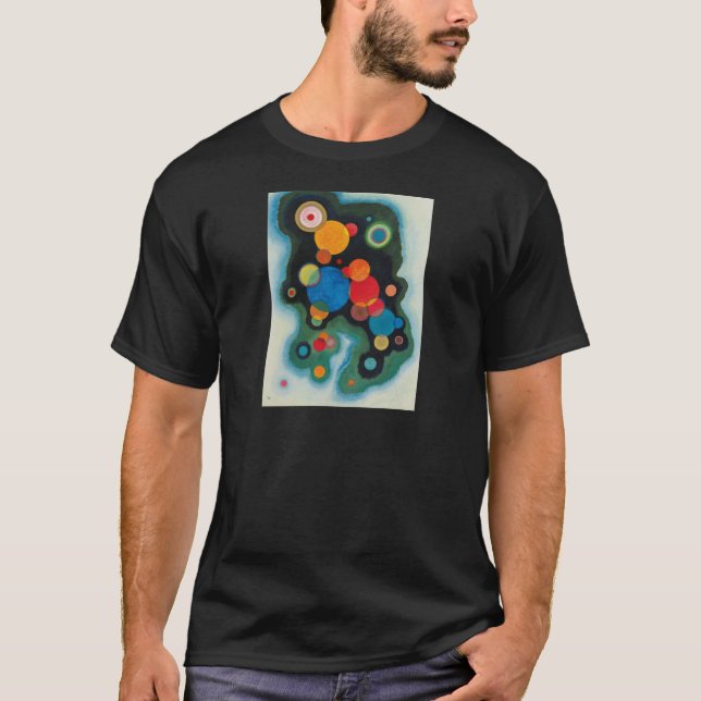 T-shirt Huile Abstraite de Kandinsky Deepened Impulse sur  (Devant)