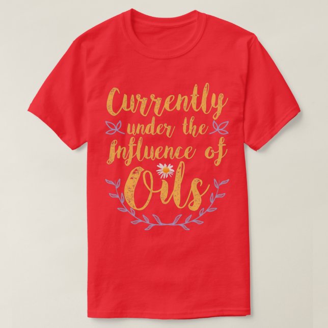 T-shirt Huile Chloroforme Relaxation Aromathérapie Pullov  (Design devant)