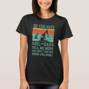 T-shirt Huile de forage ouvrier 1