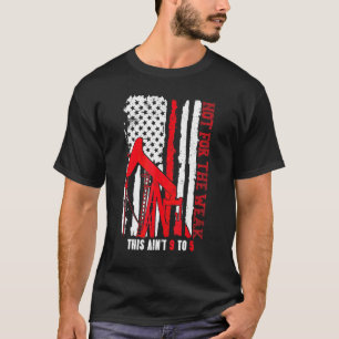T-shirt Huile de forage US Drapeau Industrie oléoduc