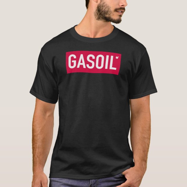 T-shirt Huile de gaz - des diesel (Devant)