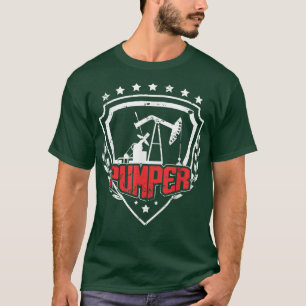 T-shirt Huile de pompier puits d'huile d'huile champ d'hui