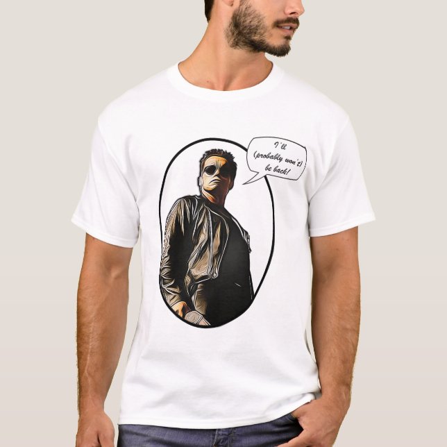 T-shirt Huile de terminateur peinte (Devant)