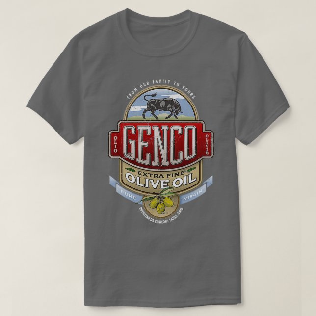 T-shirt Huile d'olive de Genco  (Design devant)
