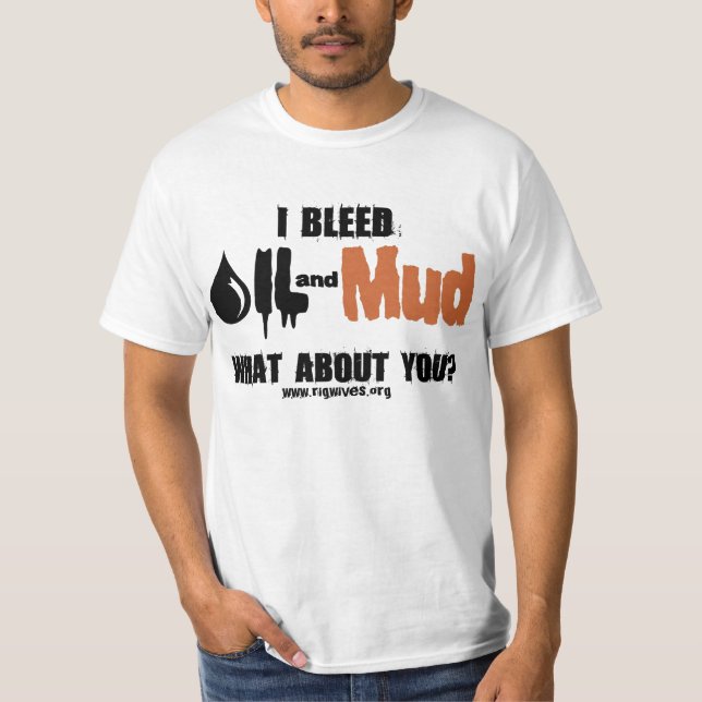 T-shirt Huile et boue (Devant)