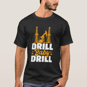 T-shirt Huile Rig Oilfield Cadeaux Pour Hommes Roghneck Fo
