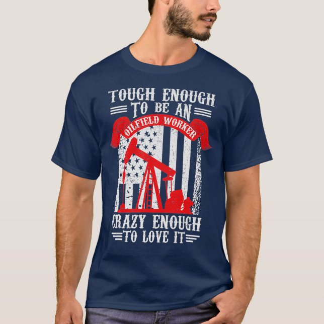 T-shirt Huilfield Huilman Dragage de la plate-forme de fra (Devant)