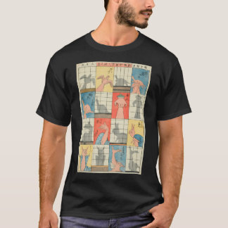 T-shirt Huit Chiffres D'Ombre Utagawa Hiroshige