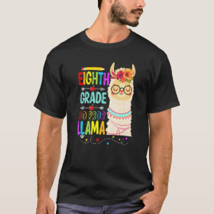 T-shirt Huitième année No Prob Llama enseignant Étudiant L
