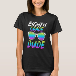 T-shirt Huitième Dude 8e Année Retour À L'École Premier Jo