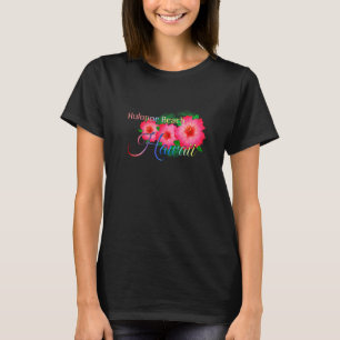 T-shirt Hulopoe Beach Hawaii Fleurs tropicales Vacat famil