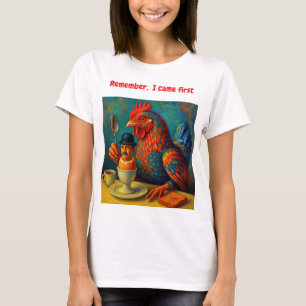 T-shirt Humain Dur à Cuire - Jeu de Mauvais Coq au Petit D