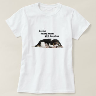 T-shirt Humain Puant Avec Sac De Poop