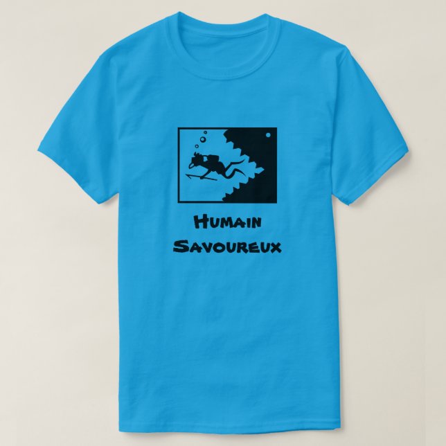 T-shirt Humain Savoureux - Tasty Human (Design devant)