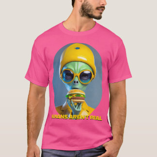 T-shirt Humains Arent Véritable Amusement Extraterrestre C
