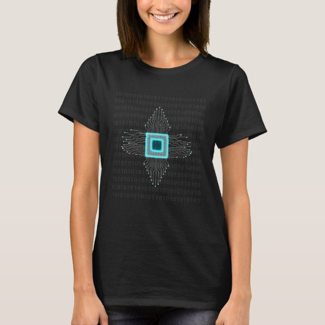 T-shirt Human Memory Circuit Digital Brain Artificial Inte (Devant)