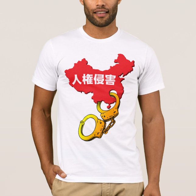 T-shirt Human rights violations (Devant)