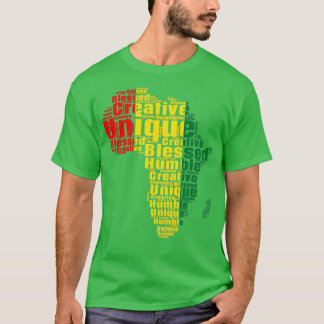 T-shirt Humble bienheureux Creative Unique Black History e