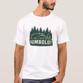 T-shirt Humboldt Bigfoot Semi-Truck & Forest Silhouette