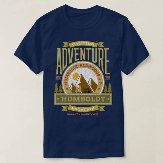 T-shirt Humboldt Redwoods State Park Redwood Highway Souve (Design devant)