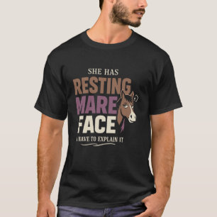 T-shirt Humeur de cheval humour expérimenté propriétaire d