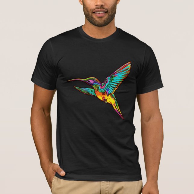 T-shirt Humminbird psychédélique (Devant)