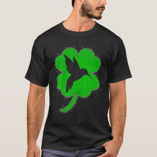 T-shirt Hummingbird Lover Shamrock irlandais Hummingbird S
