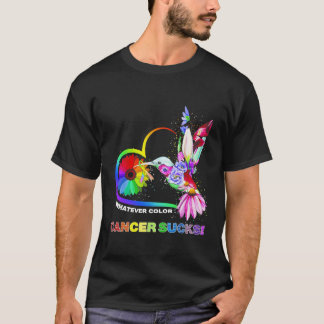 T-shirt Hummingbird Wever Couleur Cancer Sucres Lutter con