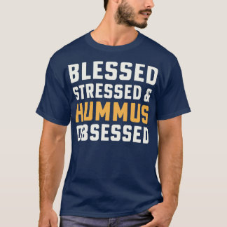 T-shirt Hummus Obsédé Hummus Pois chiches