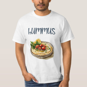 T-shirt Hummus   Végétal Crémeux, Aventure Savoureuse
