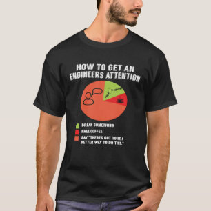 T-shirt Humoristique Comment Attirer L'Attention Des Ingén