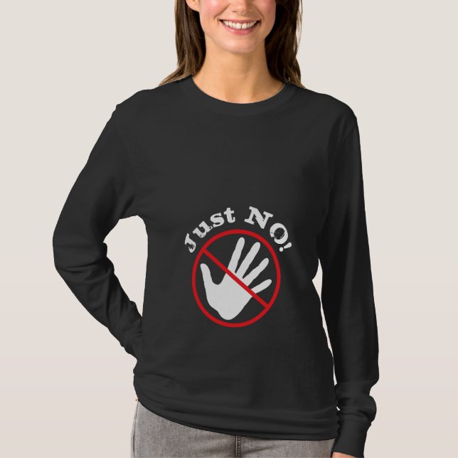 T-shirt Humoristique "ne me touchez pas" la chemise de (Devant)