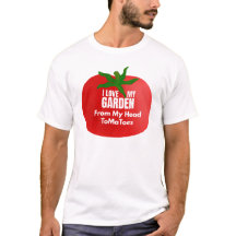 T-shirt humoristique pour hommes sur le jardin