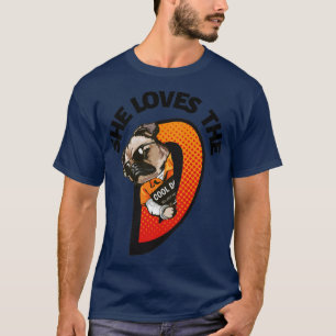 T-shirt Humour adulte offensif drôle elle aime le d