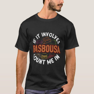 T-shirt Humour alimentaire égyptien de Basbousa Semolina G