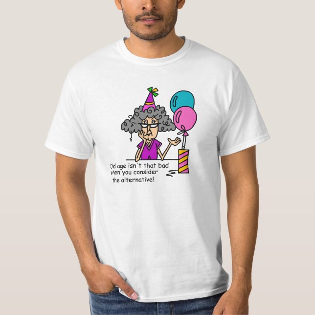 T-shirt Humour alternatif d'anniversaire (Devant)