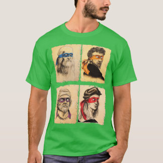 T-shirt Humour Artistes italiens pour tortues Amateurs d'a