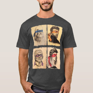 T-shirt Humour Artistes italiens pour Tortues Amateurs d'a