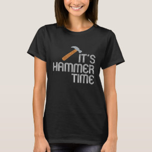 T-shirt Humour carpenter amusant - Jeu son marteau