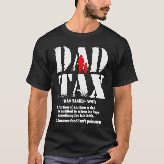 T-shirt Humour comptable de définition fiscale papa