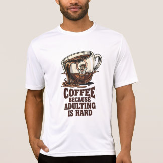 T-shirt Humour d'Adulte Qui Se Reconnaît Amoureux du Café