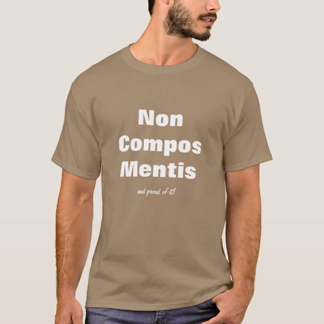 T-shirt Humour d'avocat d'amusement - non chemise de (Devant)