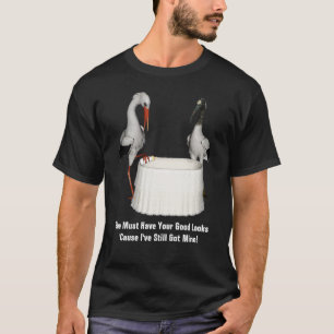 T-shirt Humour de bébé de cigogne