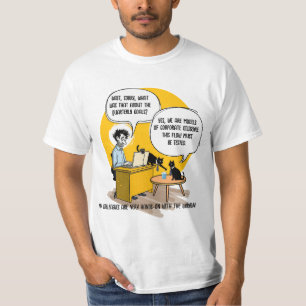 T-shirt Humour de bureau amusant Chat Cadeau pour collègue