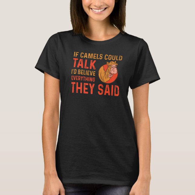 T-shirt Humour De Camel Dit Amour Dromédaire (Devant)