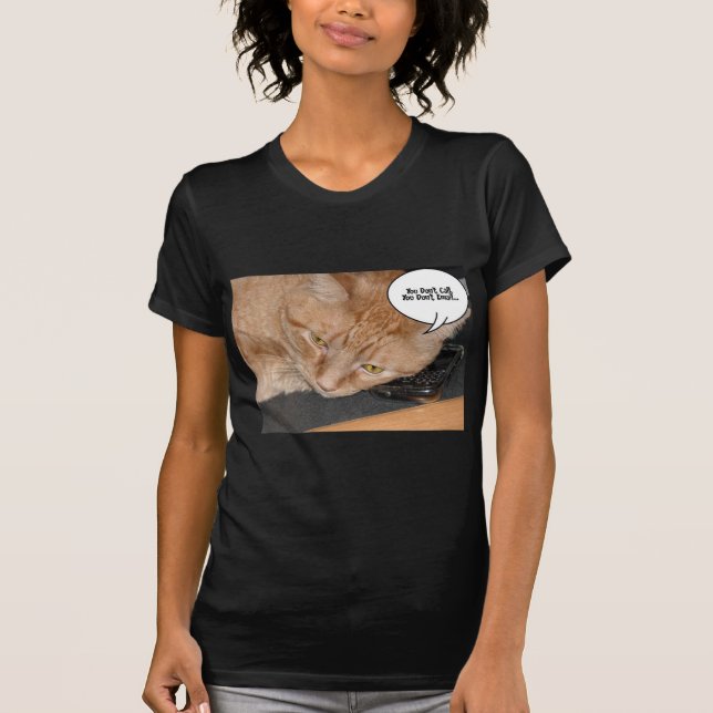T-shirt Humour de chat Tabby Orange (Devant)